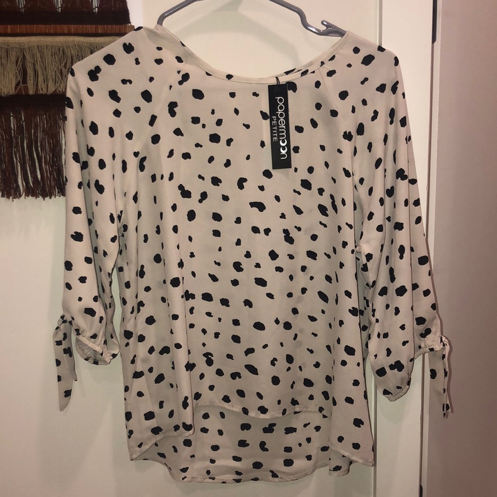 Papermoon Larie Tie Sleeve Blouse